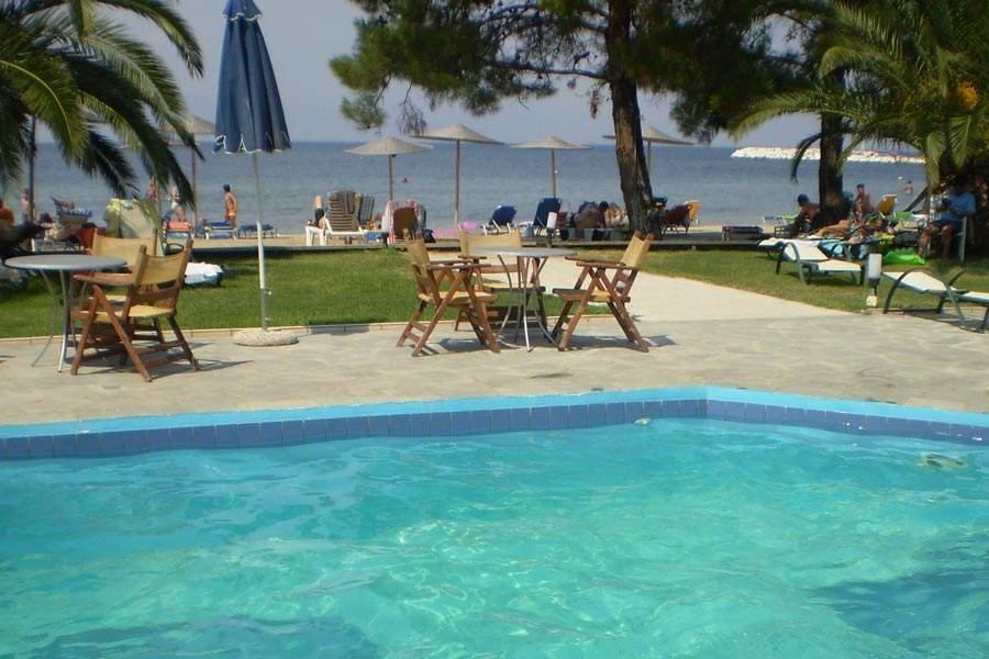 Rachoni Bay Hotel Skala Rachoni  Bagian luar foto